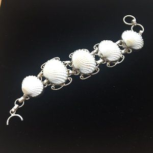 Seashell Silver Bracelet